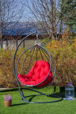 Кресло подвесное для улицы без плетения