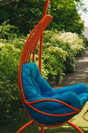 Кресло гамак стальное на стойке Дели