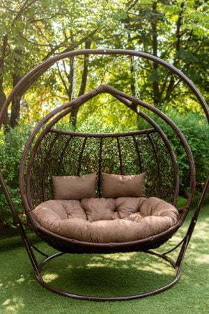 двохмісне підвісне крісло кокон