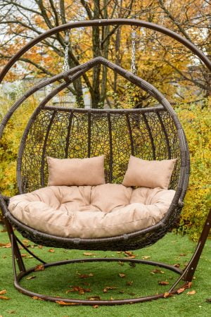 Подвесное кресло Галант венге с бежем