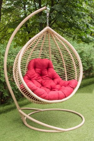 Кругла качеля з штучного ротангу Кит ЮМК Українські конструкції