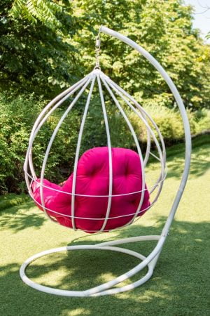 металеве кругле крісло кокон Адель