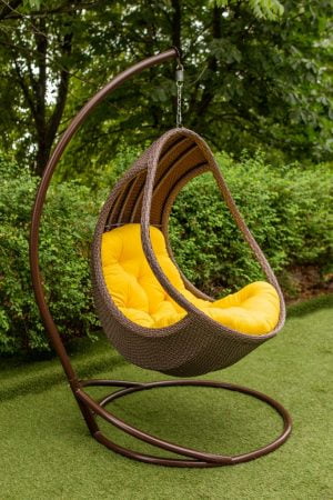 плотное плетение на кресле подвесном Комфорт люкс