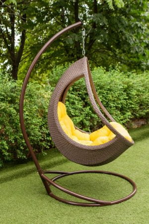 кресло подвесное с подлокотником