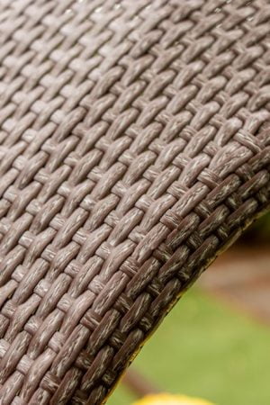 плетение широким ротангом на подвесном кресле комфорт люкс