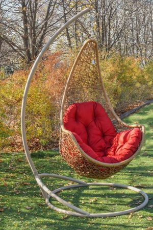 подвесные кресла качели Леди лоза с красным