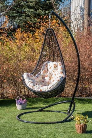 Кресло гамак леди чёрное
