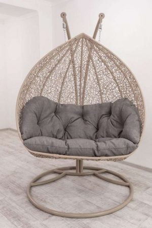 кресло двухместное Дабл бежевый