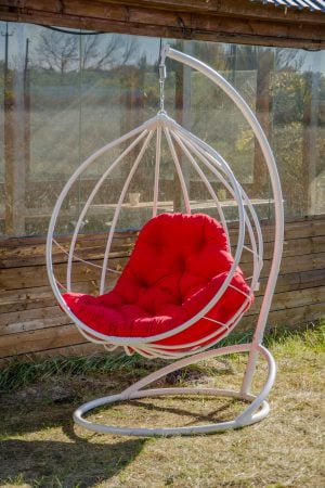 Подвесное кресло Адель белое