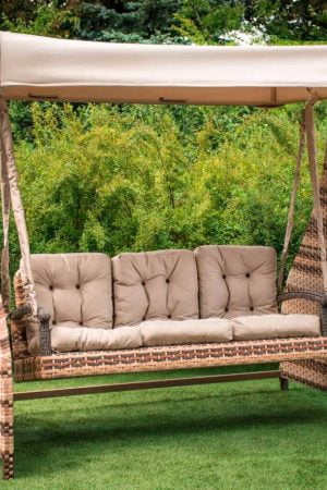 качеля диван с крышей Ривьера Премиум