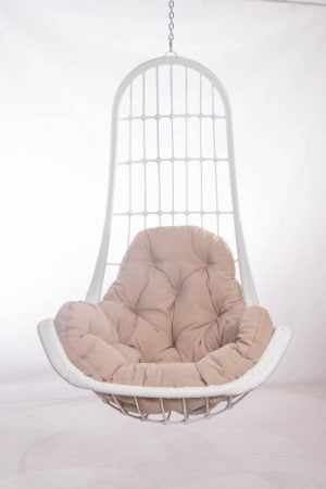 кресло легато с бежевой подушкой