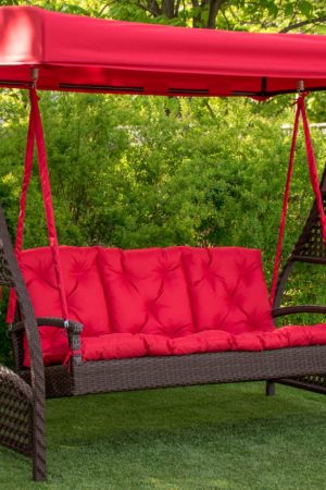 Садовая качеля из ротанга Ривьера