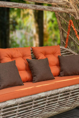 гойдалка з ротангу мароу лате