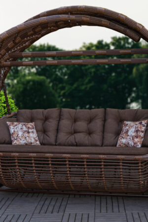 арочные качели из ротанга мароу