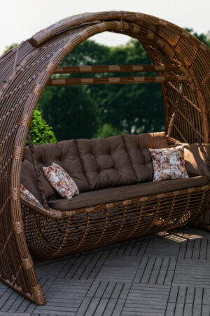 ротанговые качели плетение полисандр