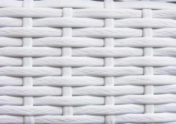 плетеные ротанговые белые изделия