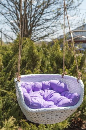 качель для сада Вероника на канатах