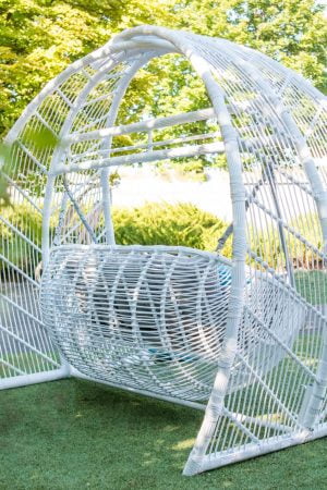 Качели садовые Мароу вид с заду