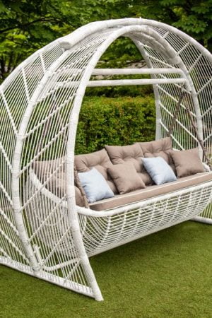 качели большие плетение ротанг