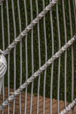 Качель большая арочная из ротанга