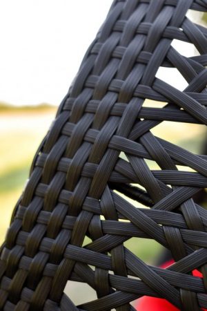 плетение ротанговое на кресле Асоль