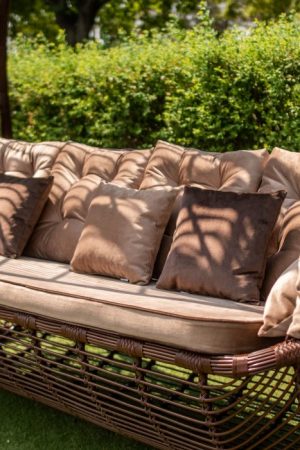 Качели садовые Мароу из ротанга