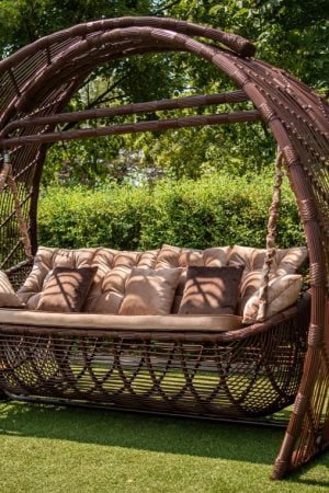 Качели Мароу с велюровыми подушками