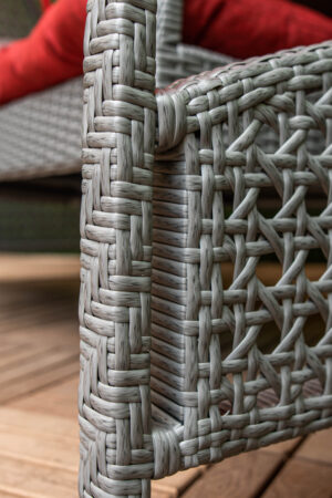 ротанг качели ривьера серая