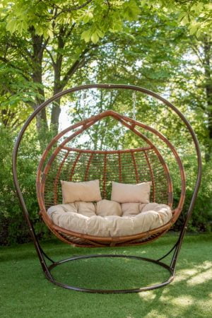 Галант премиум в цвете каштан с арочной стойкой шоколад