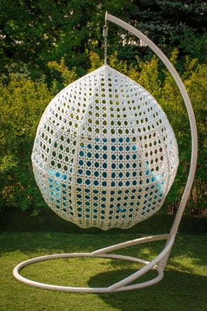 Подвесное кресло кокон Асоль белая
