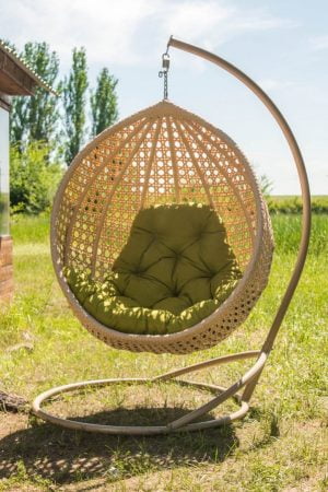 бежевое кресло кокон качественное купить