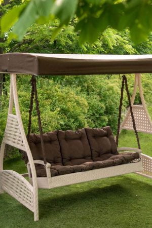 Качеля Ривьера из искусственного ротанга