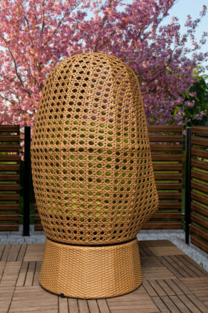 крісло з штучного ротангу Аспекту лоза