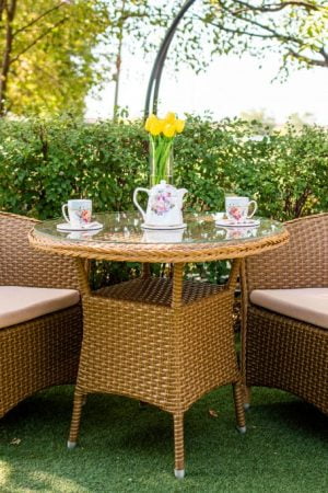 меблі для відпочинку на балконі