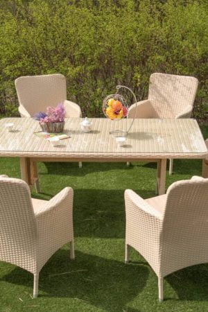 плетёная мебель искусственным ротангом