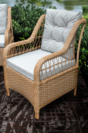 ротанговая мебель кресло в классическом стиле