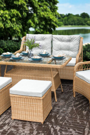 мебель из ротанга в классическом стиле для улицы