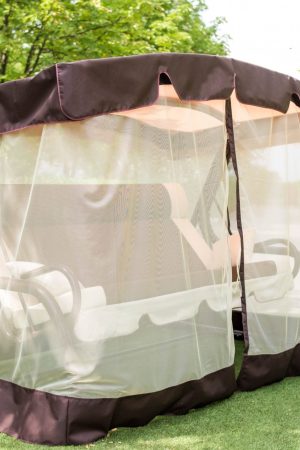 качель садовая с защитой от москитов