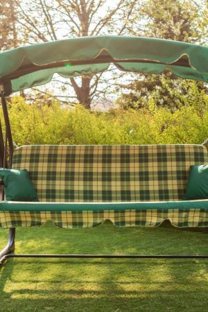 Садовая качеля Марсель с мягкими подушками