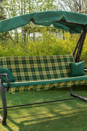 Садовая качеля с козырьком без москитной сеткм