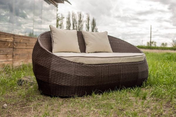 Мебель садовая плетёный диван
