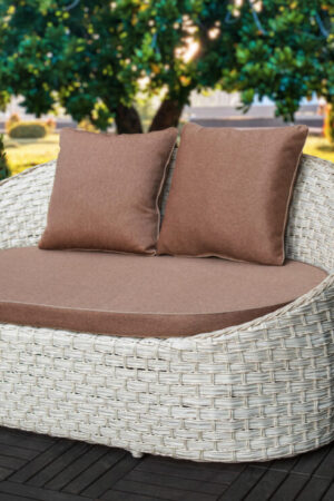 террасный диван богата из ротанга беж жатка