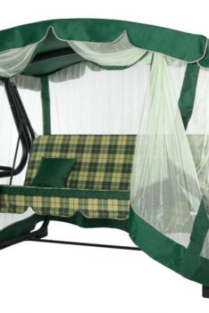 Качели зелёного цвета