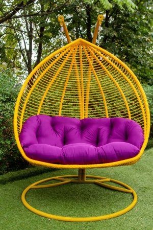 Дабл полосатый подвесное кресло для двоих