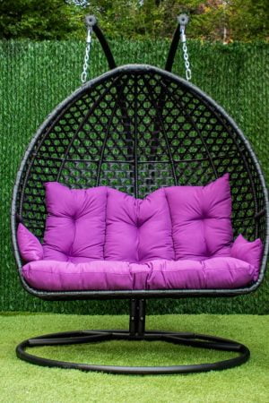 подвесное кресло ротанг двухместное