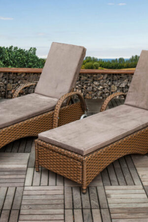 шезлонги оптима нова омега 15 ротанг