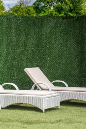 шезлонги из ротанга плетеные