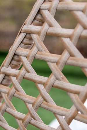 кольорове плетіння з штучного ротангу