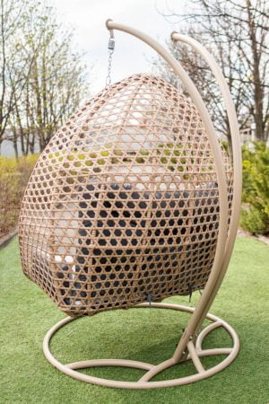 крісло кокон з ротангу для двох