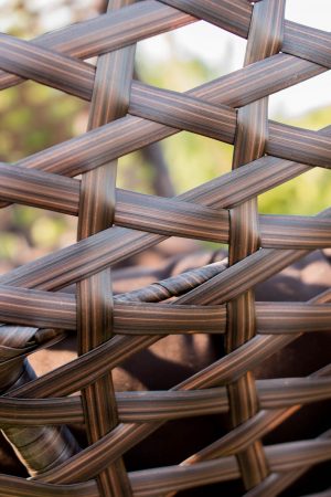 плоский ротанг на кресле Асоль Эко ЮМК